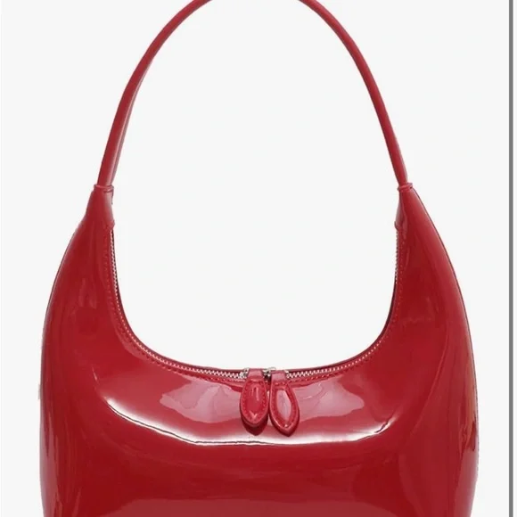Elegant Red Women's Shoulder Bag - Picture 3 of 3